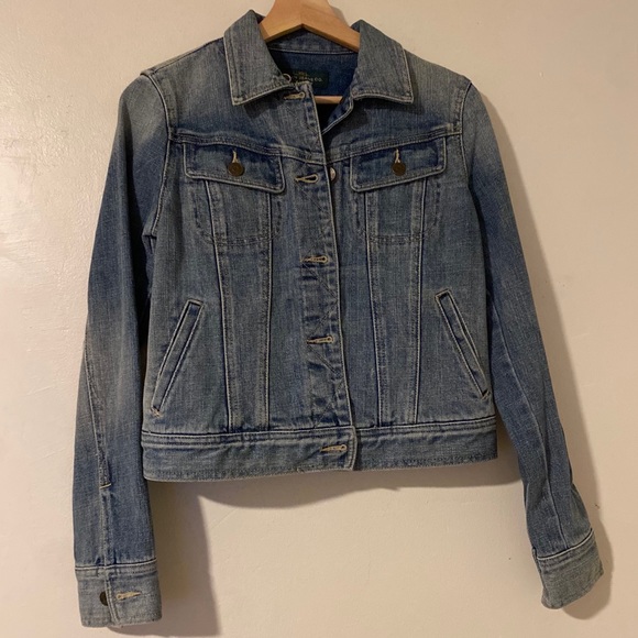 Lauren Ralph Lauren American Flag Denim Jacket, M